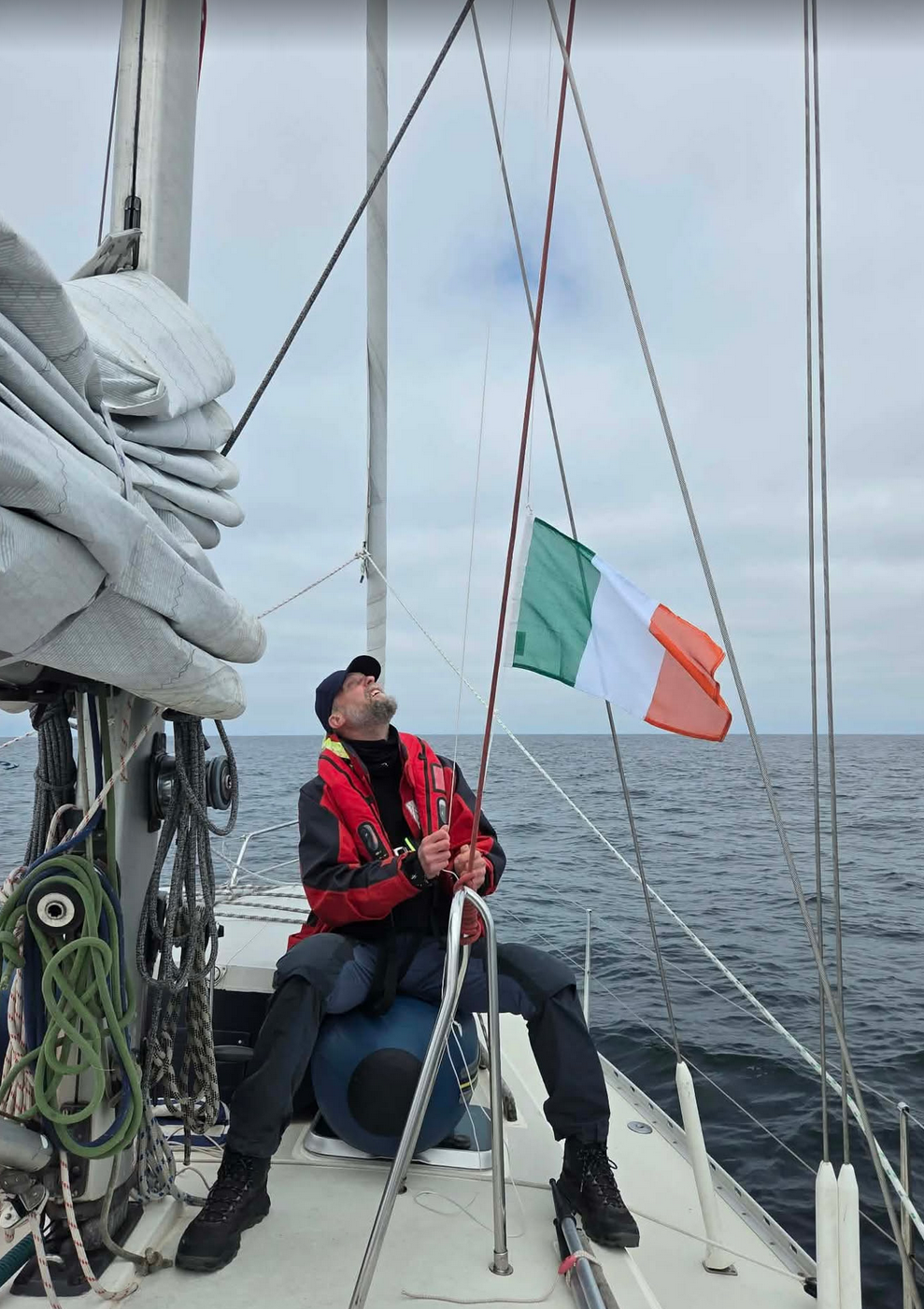 Limping into Kilmore Quay (Ireland)