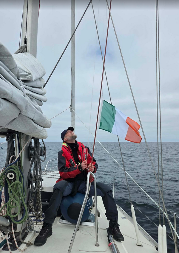 Limping into Kilmore Quay (Ireland)
