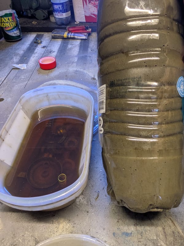 Update from the Chief Engineer: Mayonnaise in the engine and other troubles